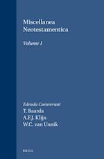 Miscellanea Neotestamentica, Volume I