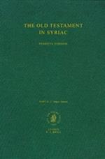 The Old Testament in Syriac According to the Peshi Ta Version, Part II Fasc. 2. Judges; Samuel