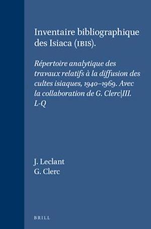 Inventaire Bibliographique Des Isiaca (Ibis)