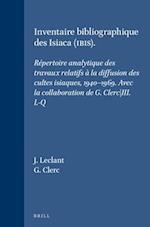 Inventaire Bibliographique Des Isiaca (Ibis)