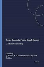 Some Recently Found Greek Poems