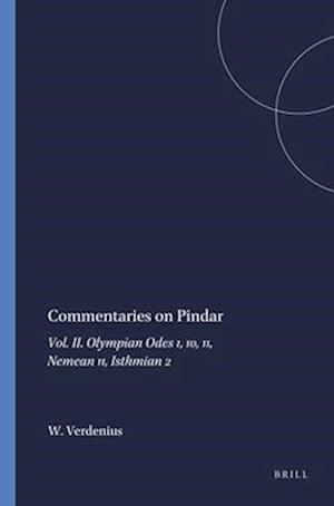 Commentaries on Pindar, Volume II