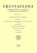 Bibliography of Copepoda Up to and Including 1980, Part III (S-Z), Addenda Et Corrigenda, Supplement 1981-1985