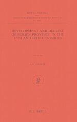 Development and Decline of Fukien Province in the 17th and 18th Centuries