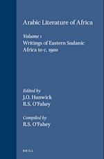 Arabic Literature of Africa, Volume 1