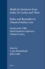 Medical Literature from India, Sri Lanka and Tibet / Rules and Remedies in Classical Indian Law