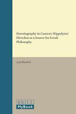 Heresiography in Context