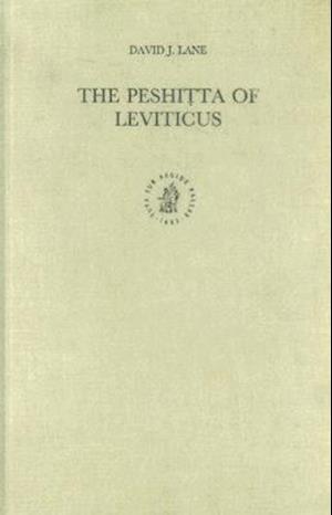 The Peshit&#803;ta of Leviticus