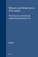 Rhetoric and Redaction in Trito-Isaiah