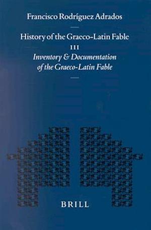 History of the Graeco-Latin Fable