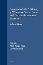 Judaism in Late Antiquity 3. Where We Stand
