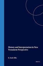 History and Interpretation in New Testament Perspective