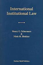 International Institutional Law