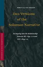 Two Versions of the Solomon Narrative