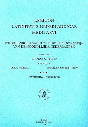 Lexicon Latinitatis Nederlandicae Medii Aevi, Fascicle 62