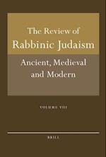 Review of Rabbinic Judaism, Volume 8 (2005)