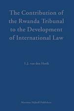 The Contribution of the Rwanda Tribunal to the Development of International Law