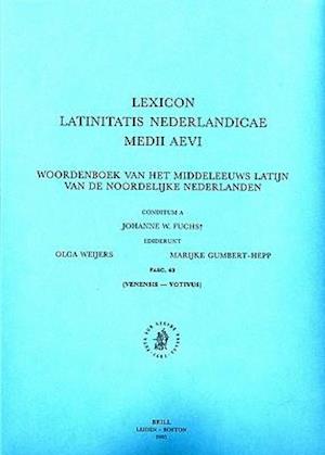 Lexicon Latinitatis Nederlandicae Medii Aevi, Fascicle 63