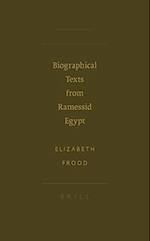 Biographical Texts from Ramessid Egypt