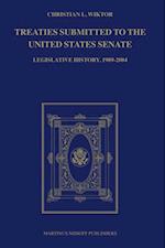 Treaties Submitted to the United States Senate