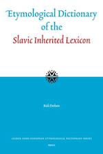 Etymological Dictionary of the Slavic Inherited Lexicon