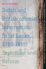 Dutch and British Colonial Intervention in Sri Lanka, 1780-1815