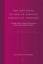 The Doctrine of God in African Christian Thought