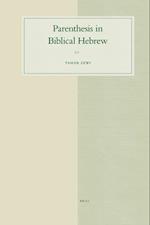 Parenthesis in Biblical Hebrew