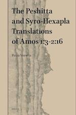 The Peshitta and Syro-Hexapla Translations of Amos 1