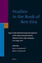 Studies in the Book of Ben Sira