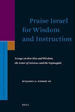 Praise Israel for Wisdom and Instruction