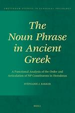 The Noun Phrase in Ancient Greek
