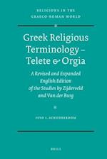 Greek Religious Terminology - Telete & Orgia