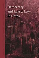 Democracy and the Rule of Law in China