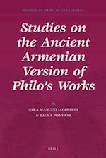 Studies on the Ancient Armenian Version of Philo's Works