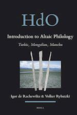 Introduction to Altaic Philology