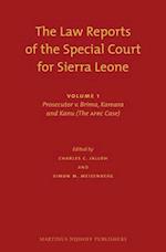 The Law Reports of the Special Court for Sierra Leone (2 Vols.)