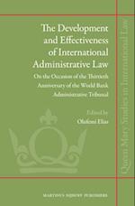 The Development and Effectiveness of International Administrative Law