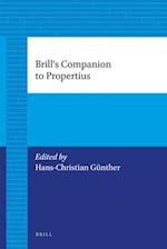 Brill's Companion to Propertius