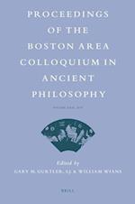 Proceedings of the Boston Area Colloquium in Ancient Philosophy