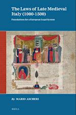 The Laws of Late Medieval Italy (1000-1500)