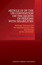 Article 33 of the Un Convention on the Rights of Persons with Disabilities