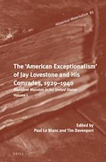 The 'American Exceptionalism' of Jay Lovestone and His Comrades, 1929-1940