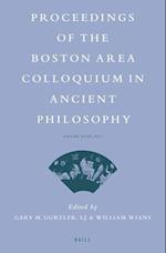 Proceedings of the Boston Area Colloquium in Ancient Philosophy