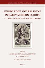 Knowledge and Religion in Early Modern Europe