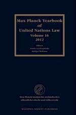 Max Planck Yearbook of United Nations Law, Volume 16