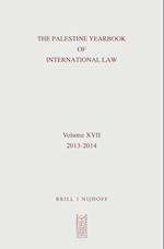 The Palestine Yearbook of International Law, Volume 17 (2013-2014)