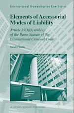 Elements of Accessorial Modes of Liability