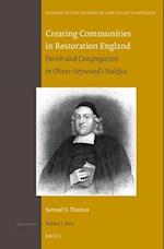 Creating Communities in Restoration England