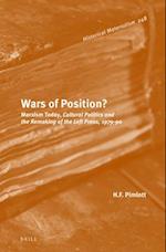 Wars of Position? Marxism Today, Cultural Politics and the Remaking of the Left Press, 1979-90